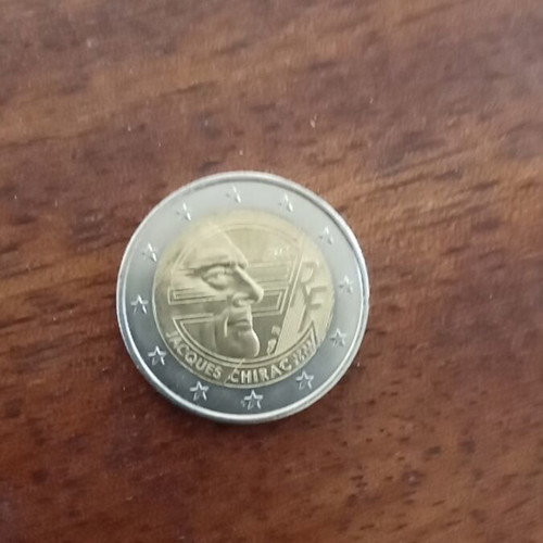 2 Euro Jacques Chirac 2022 coin like new
