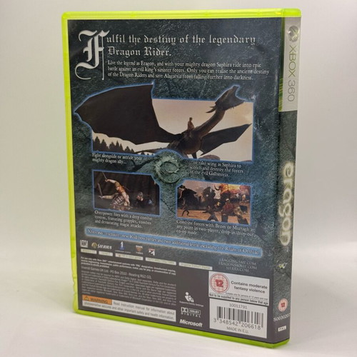 Eragon Xbox 360 game used, action adventure