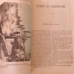 Βιβλίο γεωγραφικός άτλας 1863 μεταχειρισμένο, ιταλική γλώσσα, 1086 σελίδες