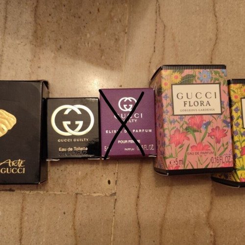 Gucci Miniature Perfume Set new, 5ml Eau de Parfum