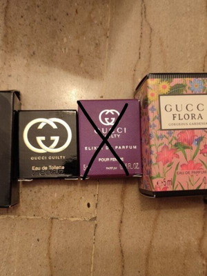 Gucci Miniature Perfume Set new, 5ml Eau de Parfum