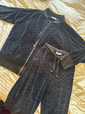 Sugarfree tracksuit set used, size small, black