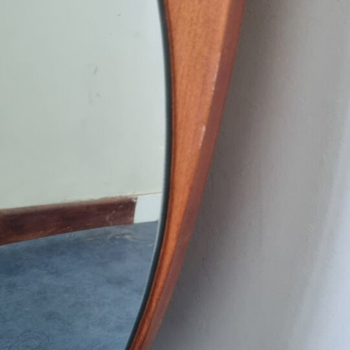 Entry mirror used, cherry wood, 1×0.60 m