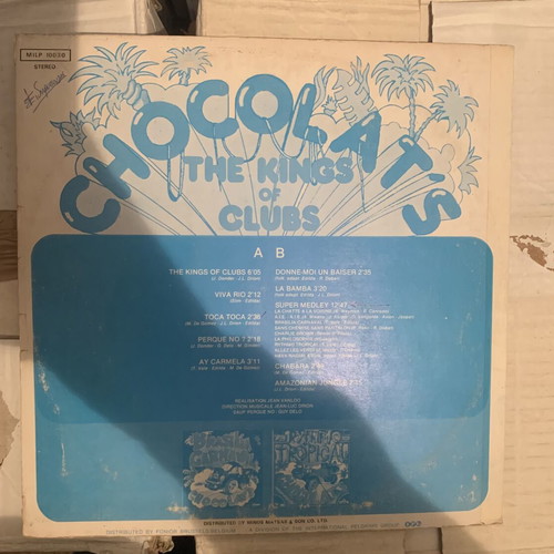 Chocolat's The Kings Of Clubs LP used, Latin disco 1976