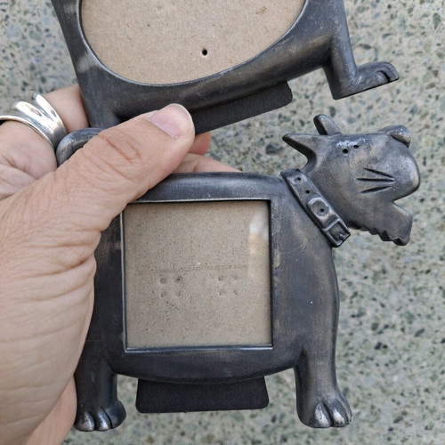 Pewter photo frames like new, set