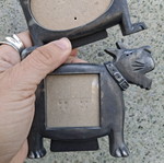 Pewter photo frames like new, set