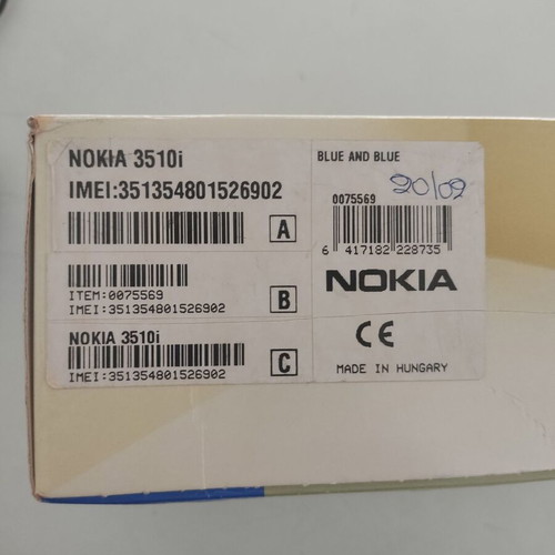 Nokia 3510i μπλε ξεκλείδωτο κινητό τηλέφωνο σαν καινούργιο
