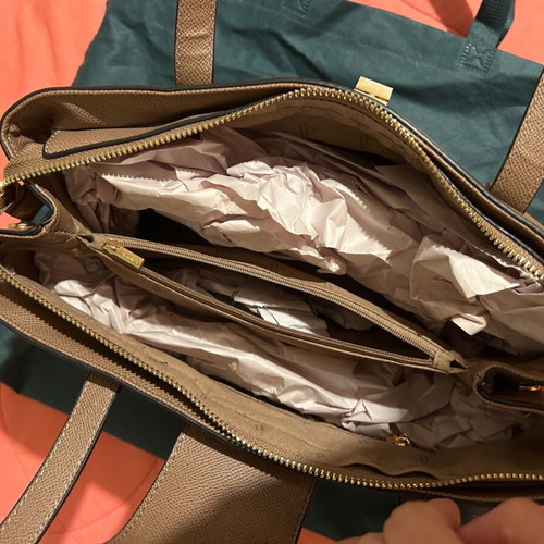 Verde women's shoulder bag brown new