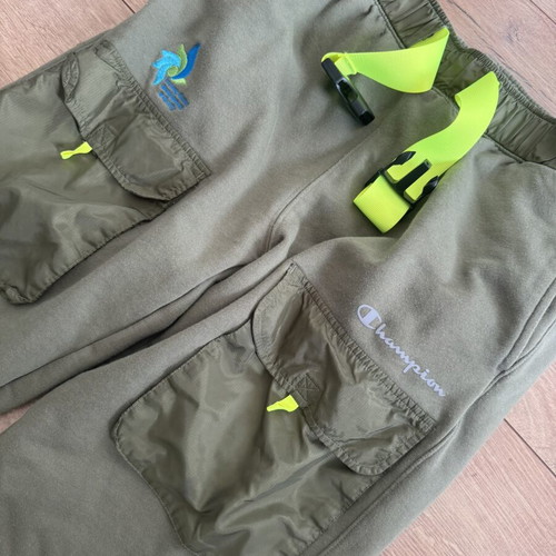 Champion Sidline Cargo Joggers used, green, size L