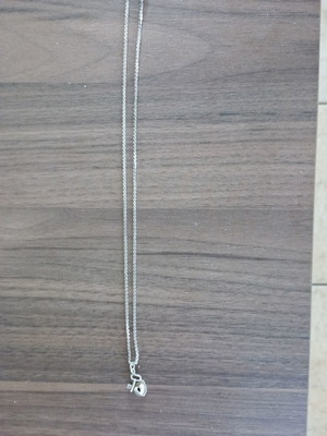 Necklace with heart key pendant new