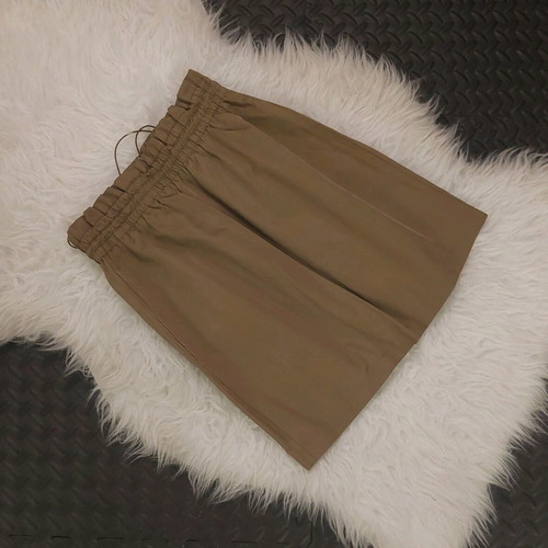 Stradivarius women's mini skirt size S like new, beige brown