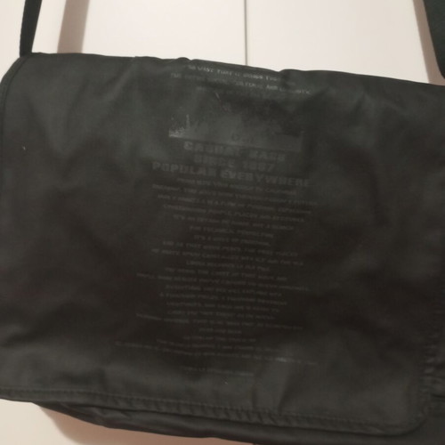 Men's crossbody bag new, black with adjustable strap