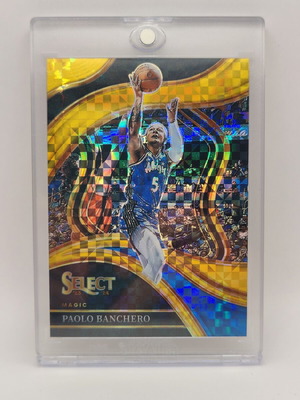 Κάρτα Paolo Banchero Select 2023-24 Courtside Gold Checker Prizm καινούργια