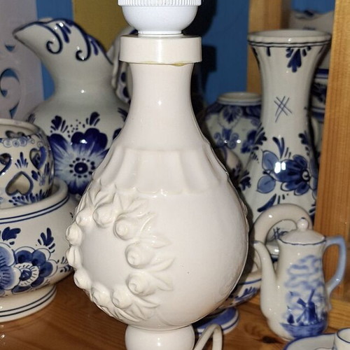 Collector's ceramic lamp Rosa Ljung like new