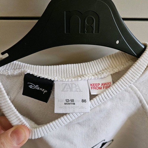 Zara blouse dress used for girl 12-18 months 86cm