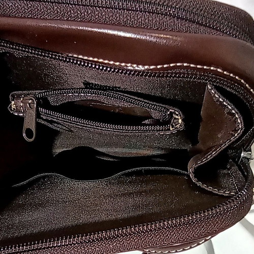 Mini crossbody bag David Jones like new, brown