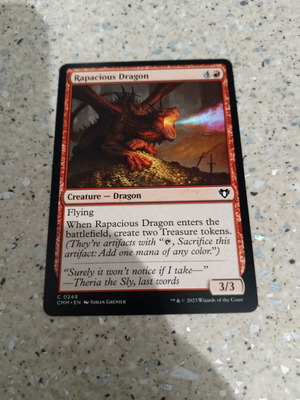 Magic the Gathering κάρτα Rapacious Dragon καινούργια
