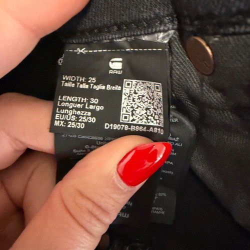G-Star Raw Lhana Skinny Jeans like new, black, size XS