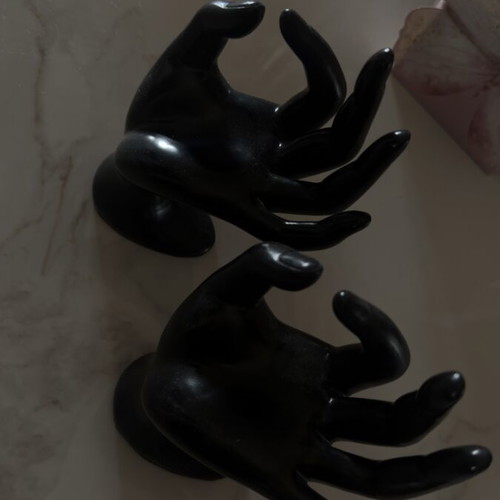 Black Decorative Jewelry Hand Stand like new