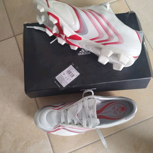 Adidas +F10.6 TRX FG football shoes new, size 43 1/3, white