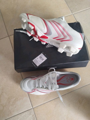 Adidas +F10.6 TRX FG football shoes new, size 43 1/3, white