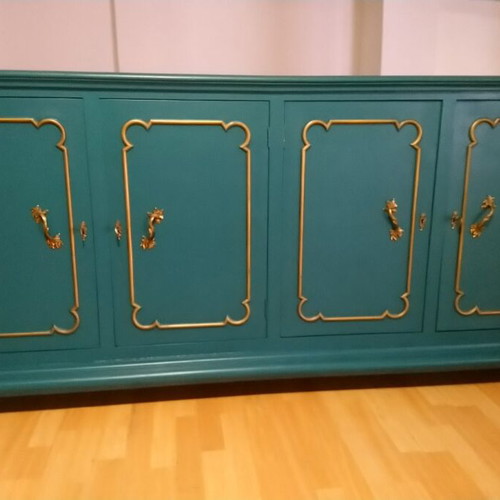 French buffet petrol like new, dimensions 2.24x0.97x0.58 m
