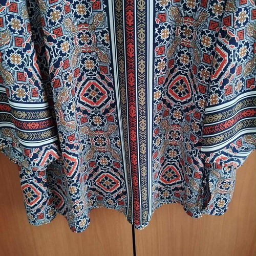 Cato ethnic shirt with three-quarter sleeves, like new, size XL