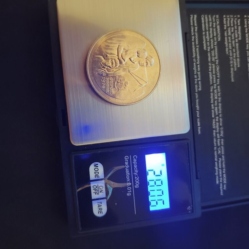 Cyprus 1 Pound 1974 Commemorative Coin used