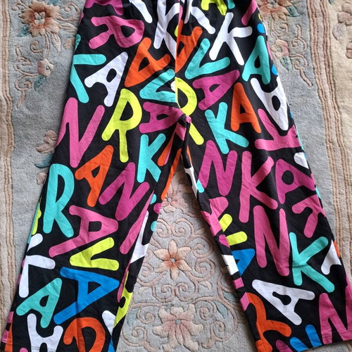 Karavan fabric pants multicolor like new, size S