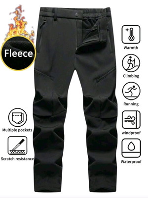 Χειμερινό παντελόνι πεζοπορίας καινούργιο με φλις επένδυση και 4 τσέπες