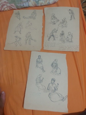 S. Vasileiou Pencil Drawings used, art pack