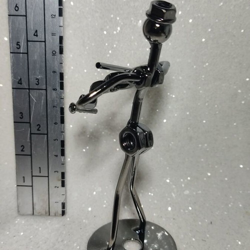 Handmade metal decorative figure