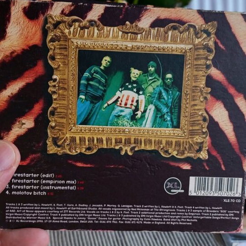 Prodigy Firestarter CD single used