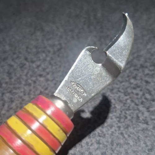 IDEAL PATENTA bar tool and opener with wooden turned handle