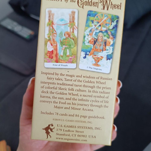 Tarot cards of the Golden Wheel like new, with box and info book