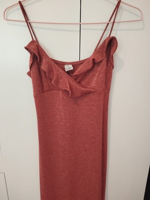 Red short dress used, size M 38 10