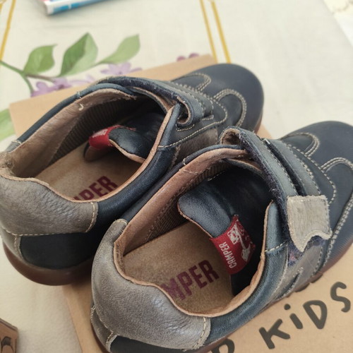 Camber kids shoes size 29 like new, blue and brown casual