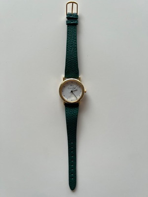 Ma Griffe women's watch new with green leather strap
