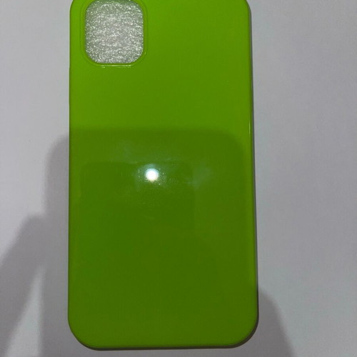 iPhone 11 case used, green glossy
