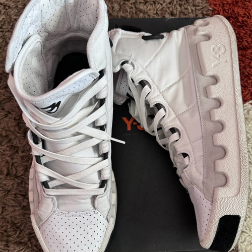 Y-3 sneakers used, white, size 46, lightly worn
