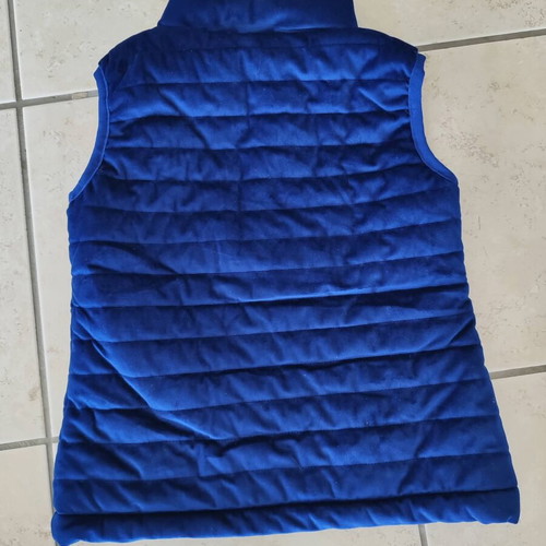 Girls vest SugarFree like new, size 8, blue