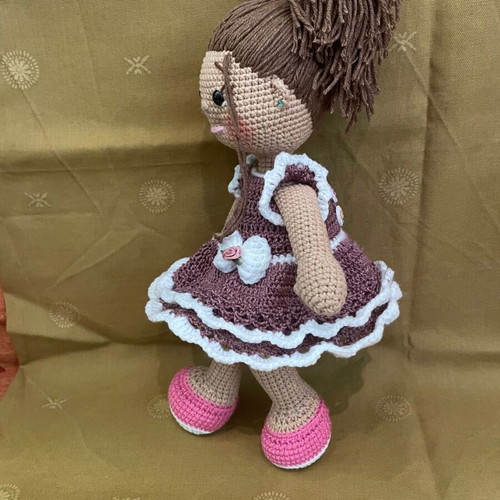 Doll amigurumi 35 centimeters new