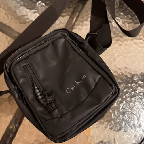Crossbody bag, black, new