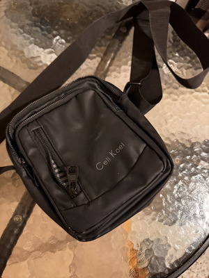 Crossbody bag, black, new