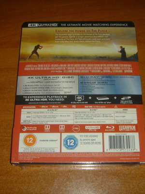 Star Wars The Last Jedi Steelbook new 4K Ultra HD Blu-Ray
