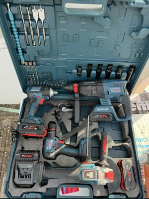 Bosch 18V Ασύρματο σετ 4 επαγγελματικών εργαλείων νέο
