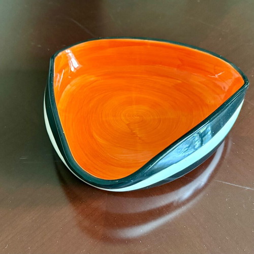 Vintage decorative container used