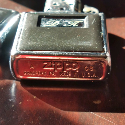 Zippo lighters used, set of 2 vintage collectible