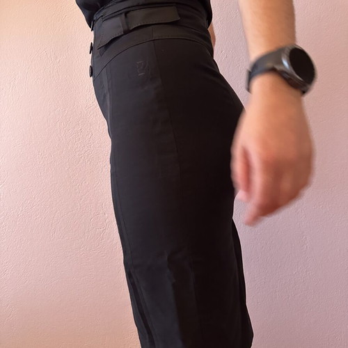 Karen Millen black skirt knee-length like new, size S