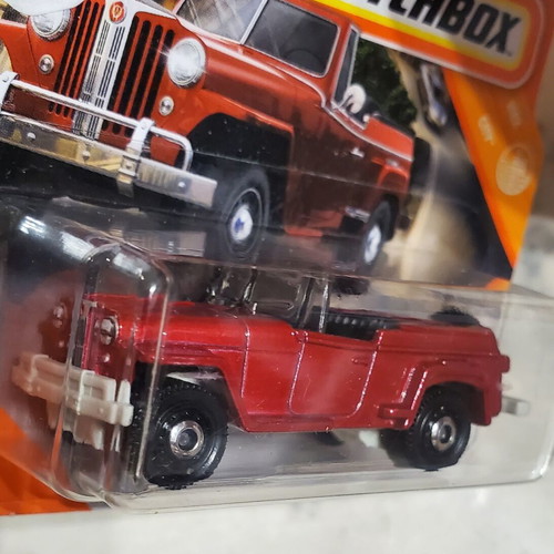 Matchbox 1948 Willys Jeepster toy car, sealed
